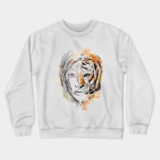 Lady Tiger Crewneck Sweatshirt